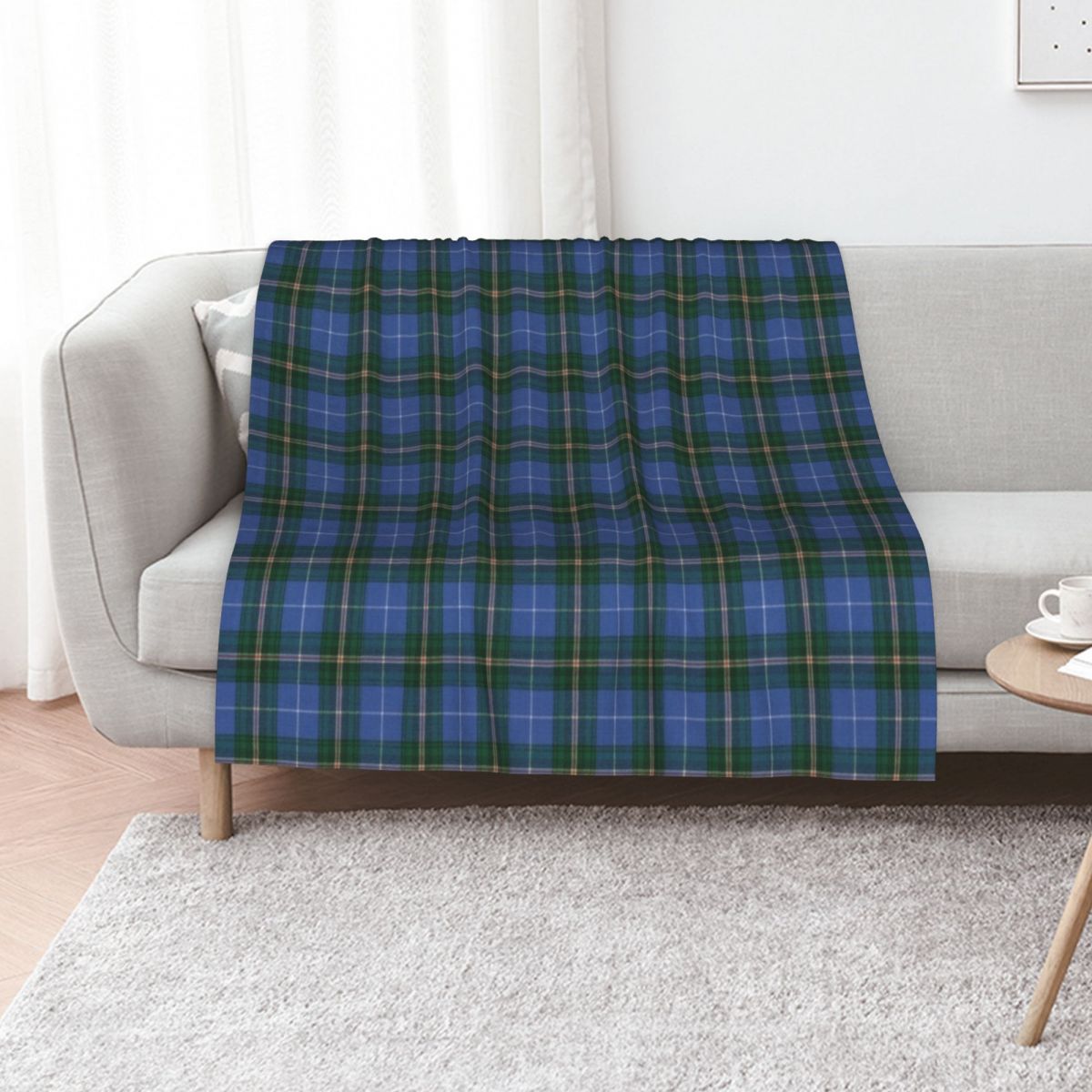 Nova Decor & Lighting Juletrelys - Nova Scotia Provincial Tartan Throw Blanket