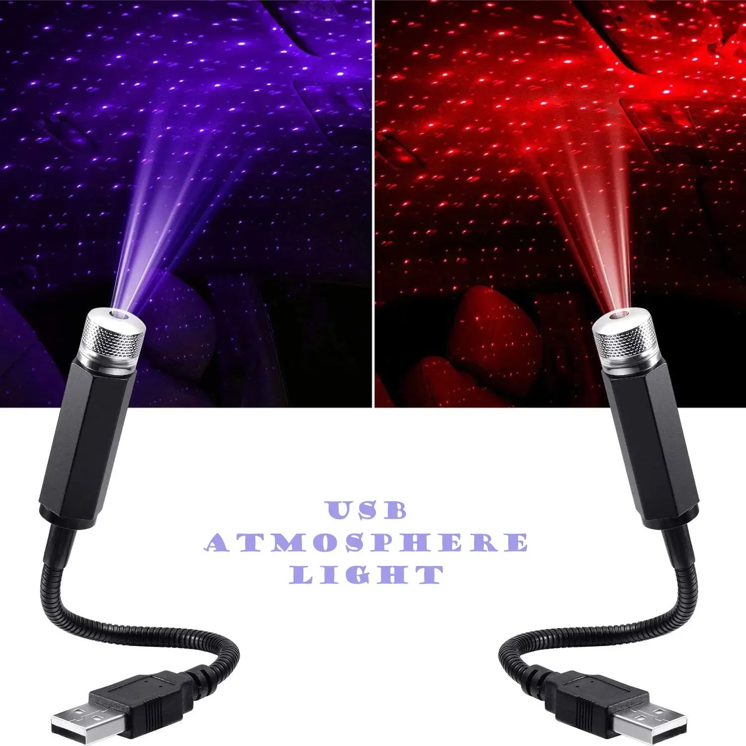 Star Projector Night - QXNY Mini Car LED Starry Sky