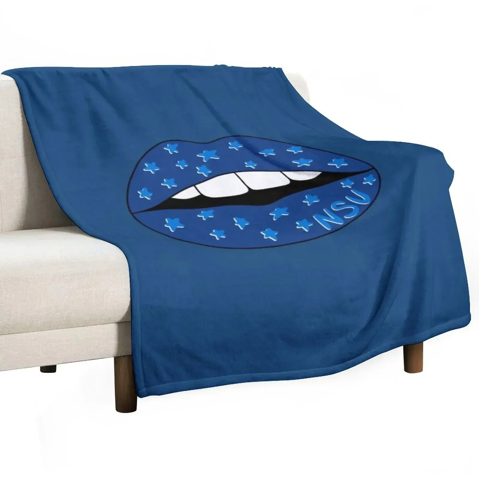Nova Decor & Lighting Juletrelys - Nova Southeastern University Lips Throw Blanket