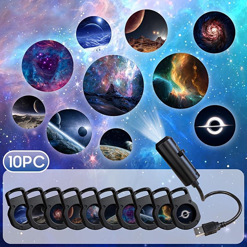 Star Projector Night - 10‑in‑1 Galaxy Star Projector Light Flexible