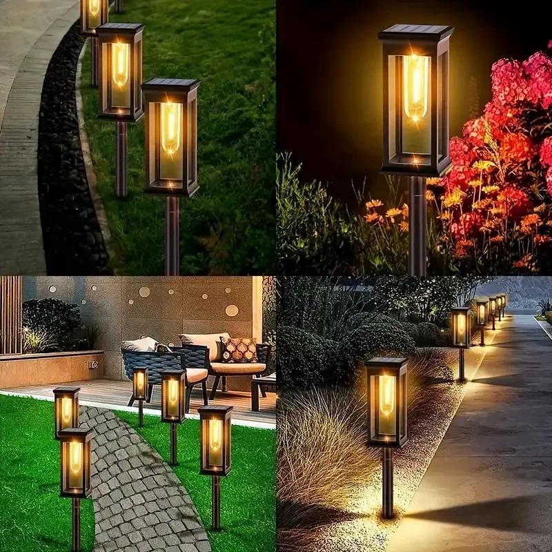 4Psc Solar Pathway Lights Sola - Outdoor Lighting Wedding Decor 评论和价格