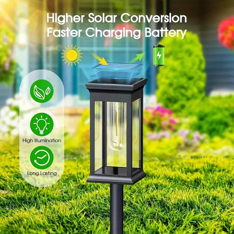 4Psc Solar Pathway Lights Sola - Outdoor Lighting Wedding Decor 评论和价格