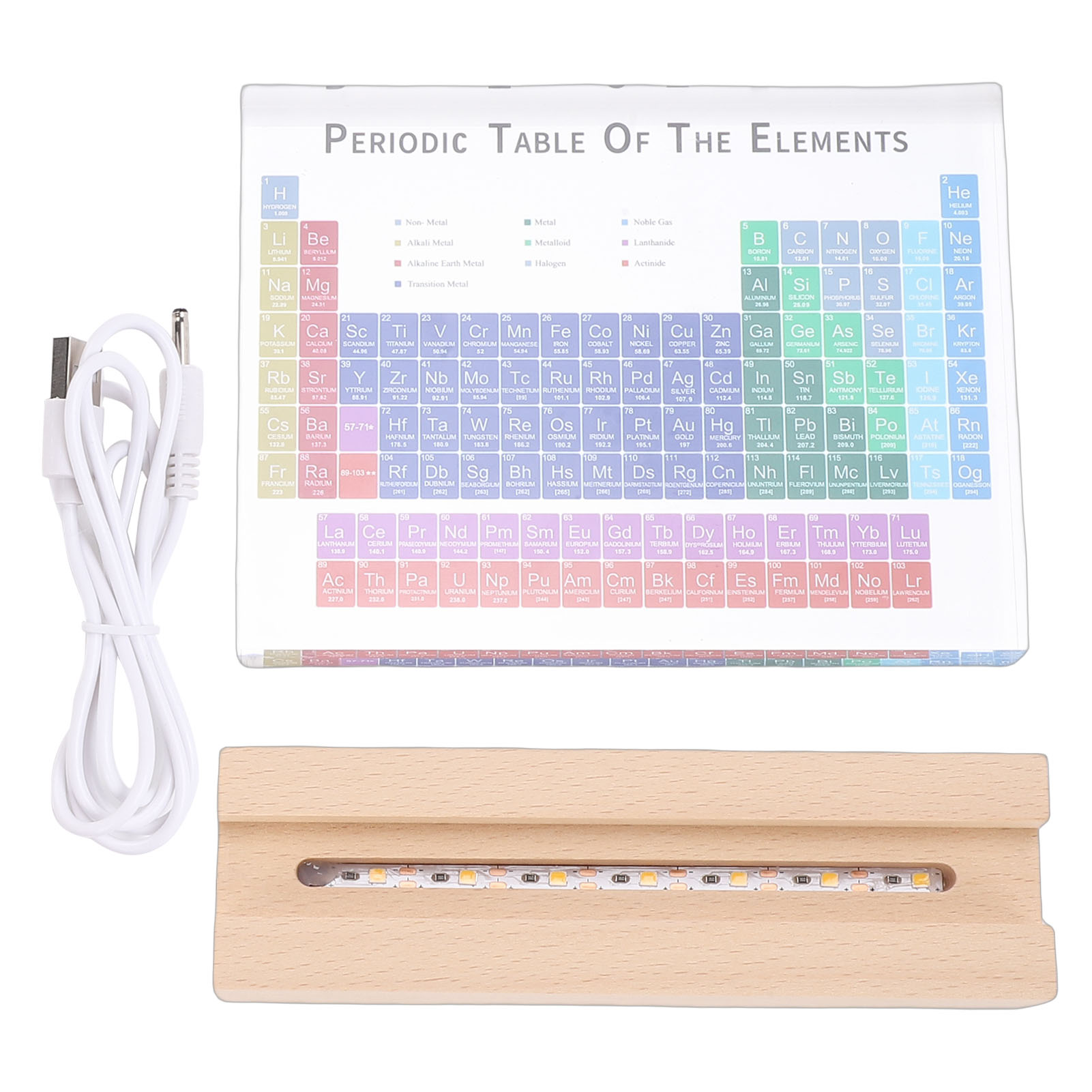 Periodic Table Desktop Decorat - Elements Lighting Decor 评论和价格