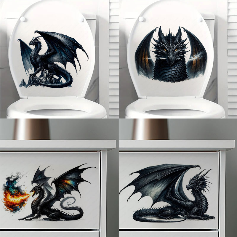 Fiery Majestic Dragon Toilet S - Lighting Mcqueen Bedroom Decor 评论和价格