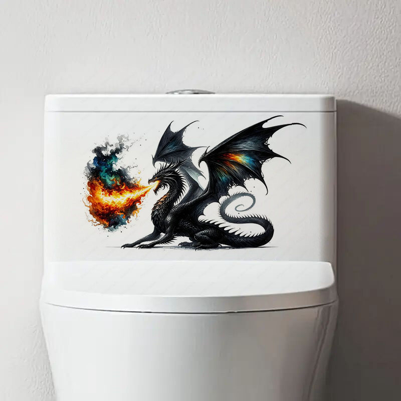 Fiery Majestic Dragon Toilet S - Lighting Mcqueen Bedroom Decor 评论和价格