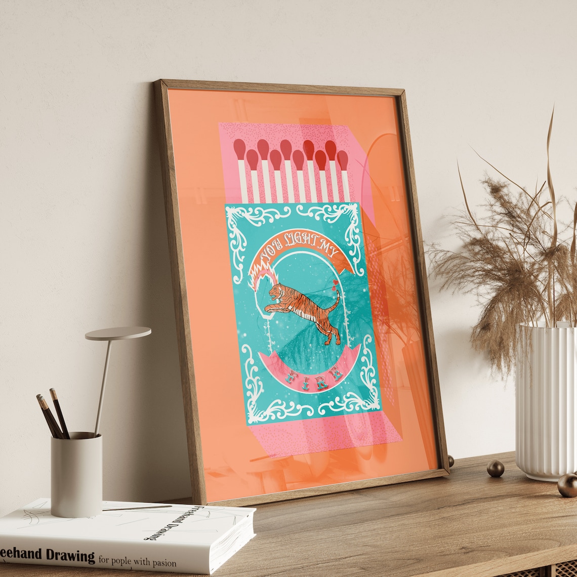 You Light My Fire Orange Match - Lighting Decor Items 评论和价格