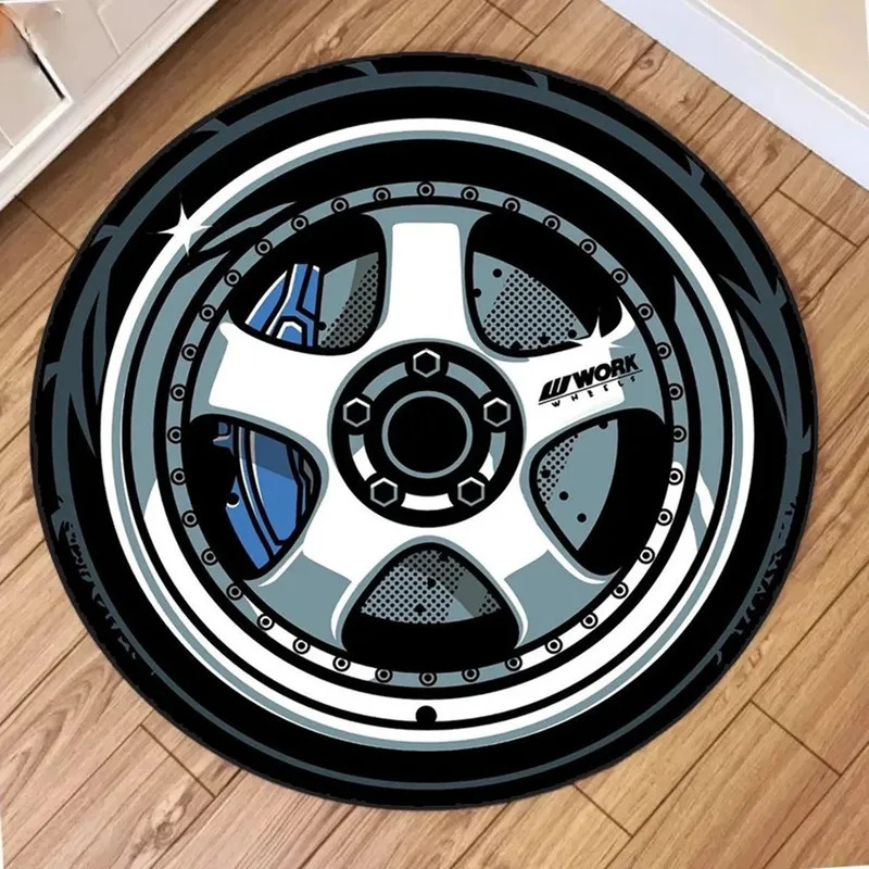 VIKAMA Car Hub Round Cushion S - Lighting Mcqueen Bedroom Decor 评论和价格
