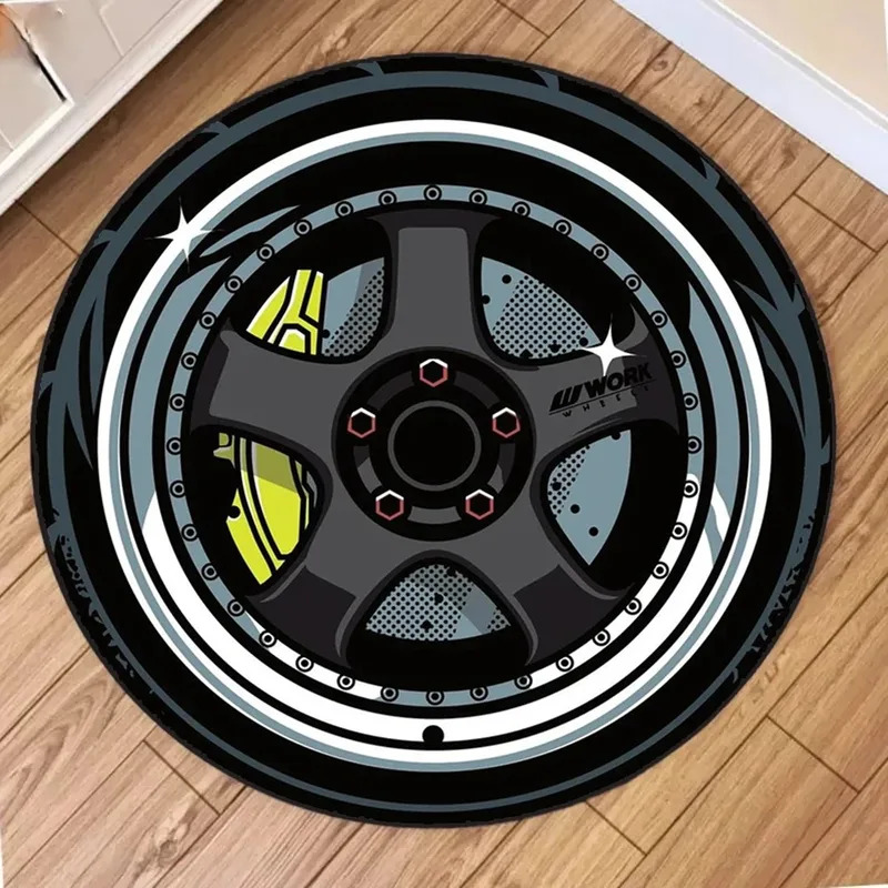 VIKAMA Car Hub Round Cushion S - Lighting Mcqueen Bedroom Decor 评论和价格