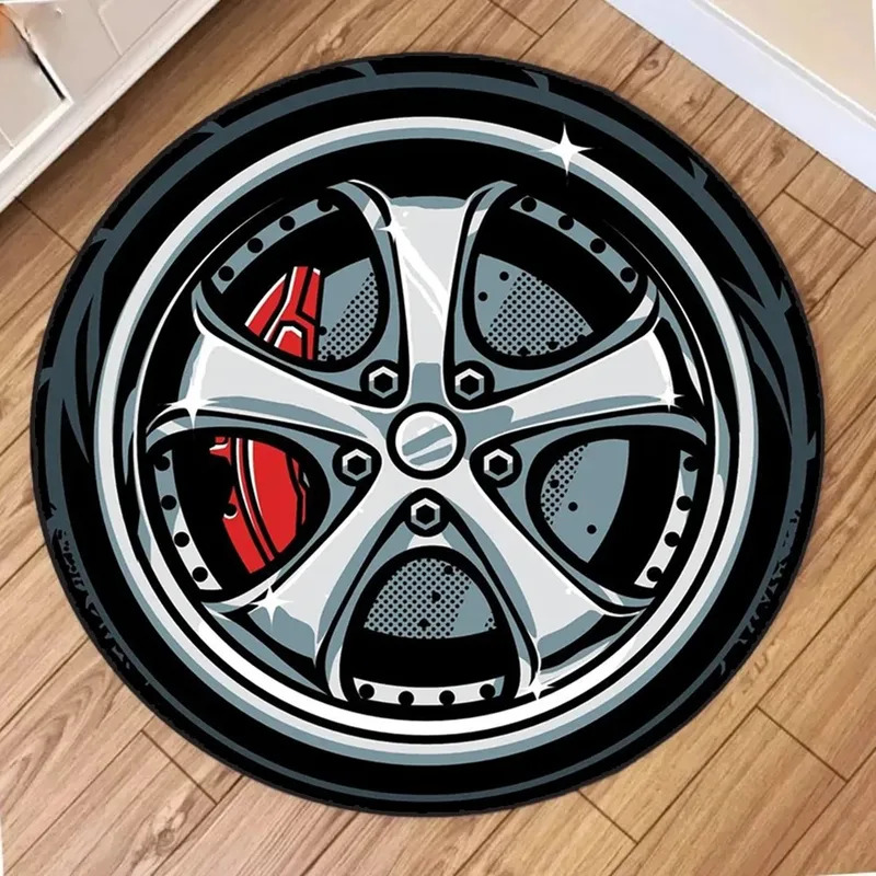 VIKAMA Car Hub Round Cushion S - Lighting Mcqueen Bedroom Decor 评论和价格