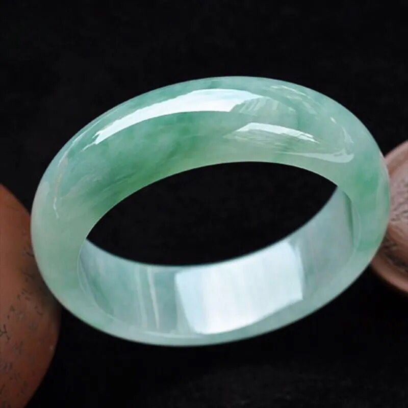 Myanmar natural jade bracelet, - Lighting & Home Decor Studio 评论和价格