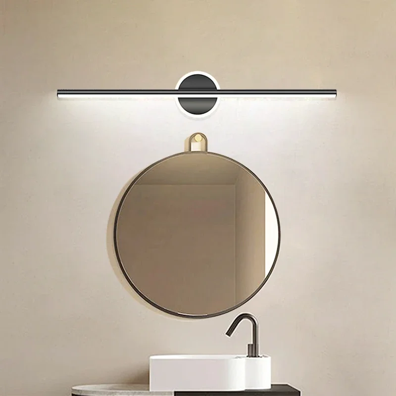 Modern LED Mirror Lamp 40/55cm - Lighting Decor For Diwali 评论和价格