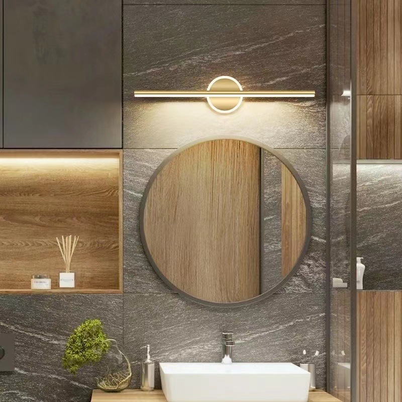 Modern LED Mirror Lamp 40/55cm - Lighting Decor For Diwali 评论和价格