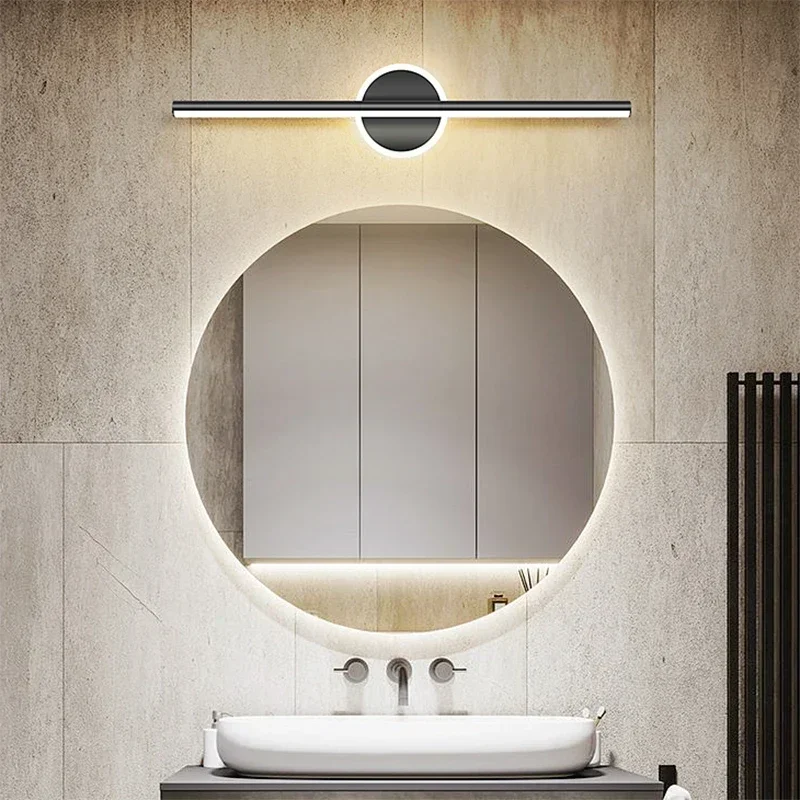 Modern LED Mirror Lamp 40/55cm - Lighting Decor For Diwali 评论和价格