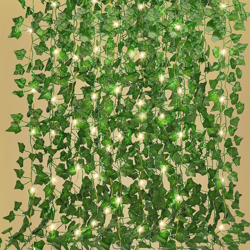 Green Ivy 210cm LED Light Stri - Lighting Decor For Diwali 评论和价格