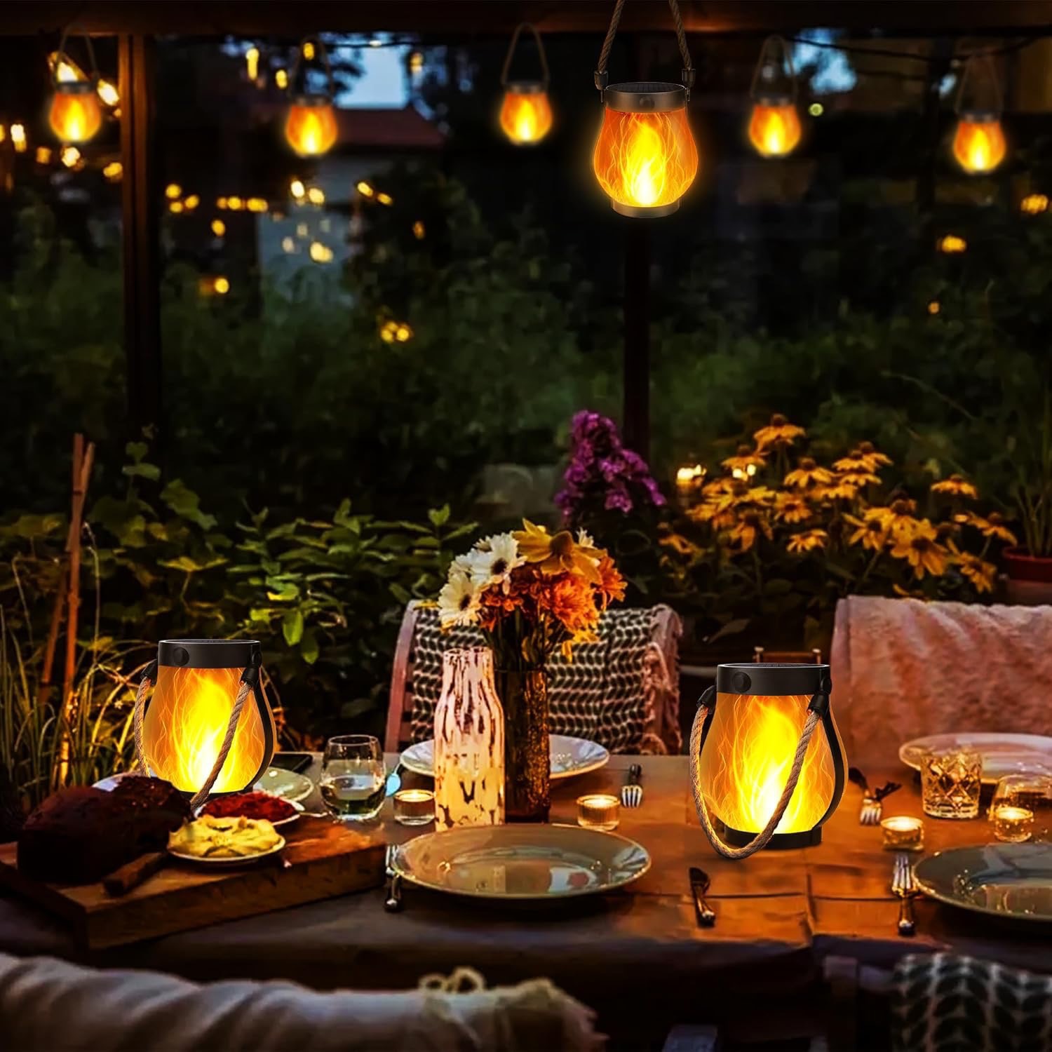 3D Flickering Solar Flame Rope - Lighting Decor Inc 评论和价格