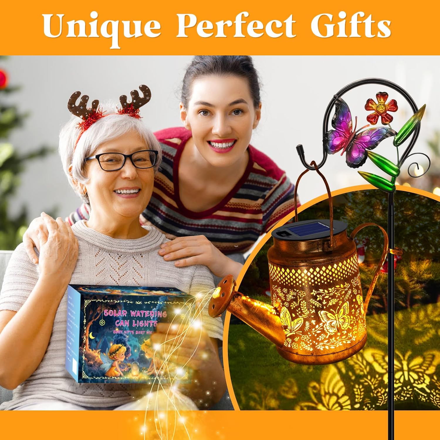 2 Pack Big Solar Butterfly Wat - Decor Lighting Pack 评论和价格