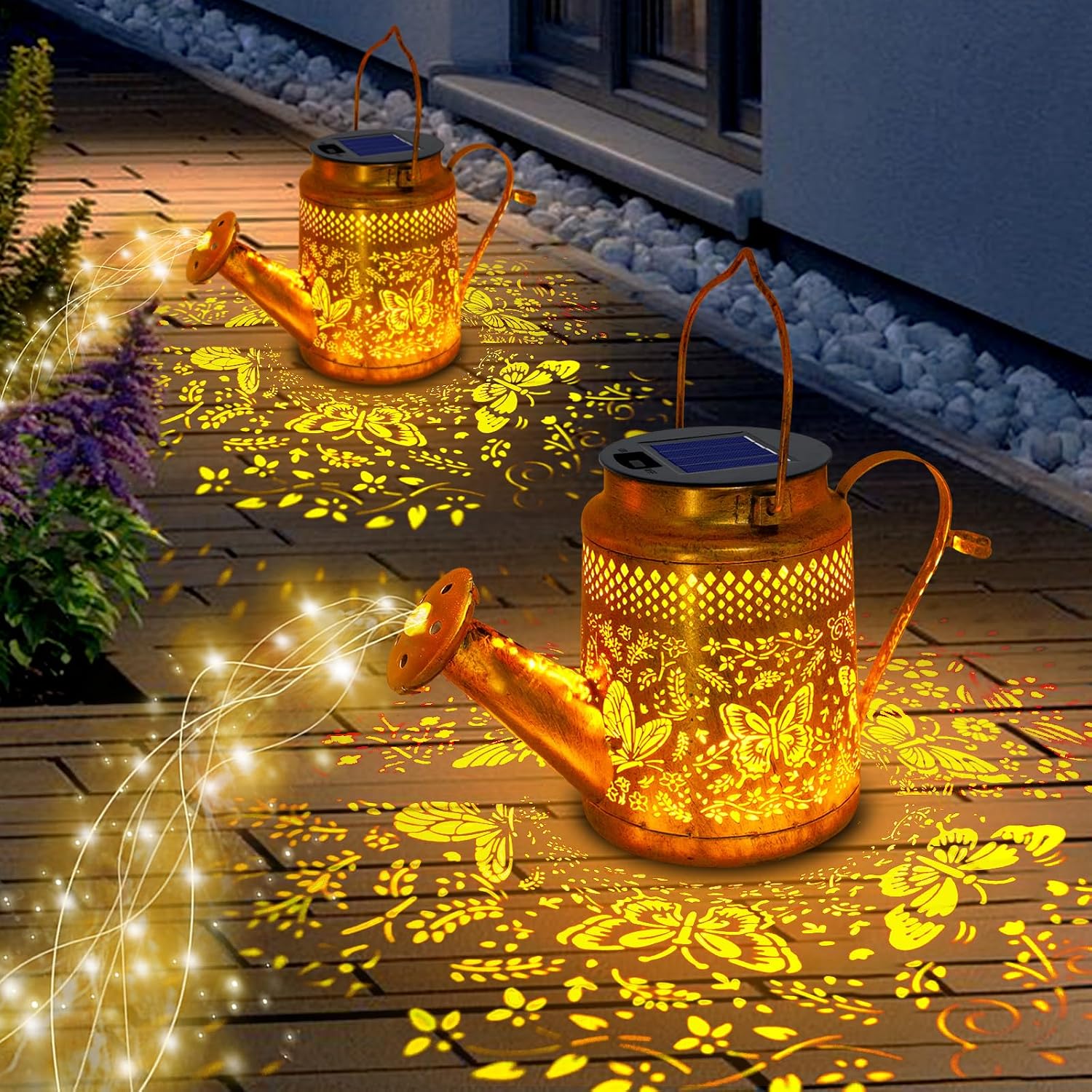 2 Pack Big Solar Butterfly Wat - Decor Lighting Pack 评论和价格
