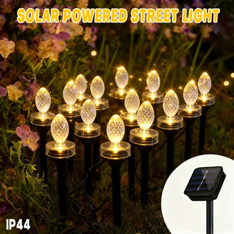 New Solar Garden Lamp, 20 LED  - Outdoor Lighting Wedding Decor 评论和价格