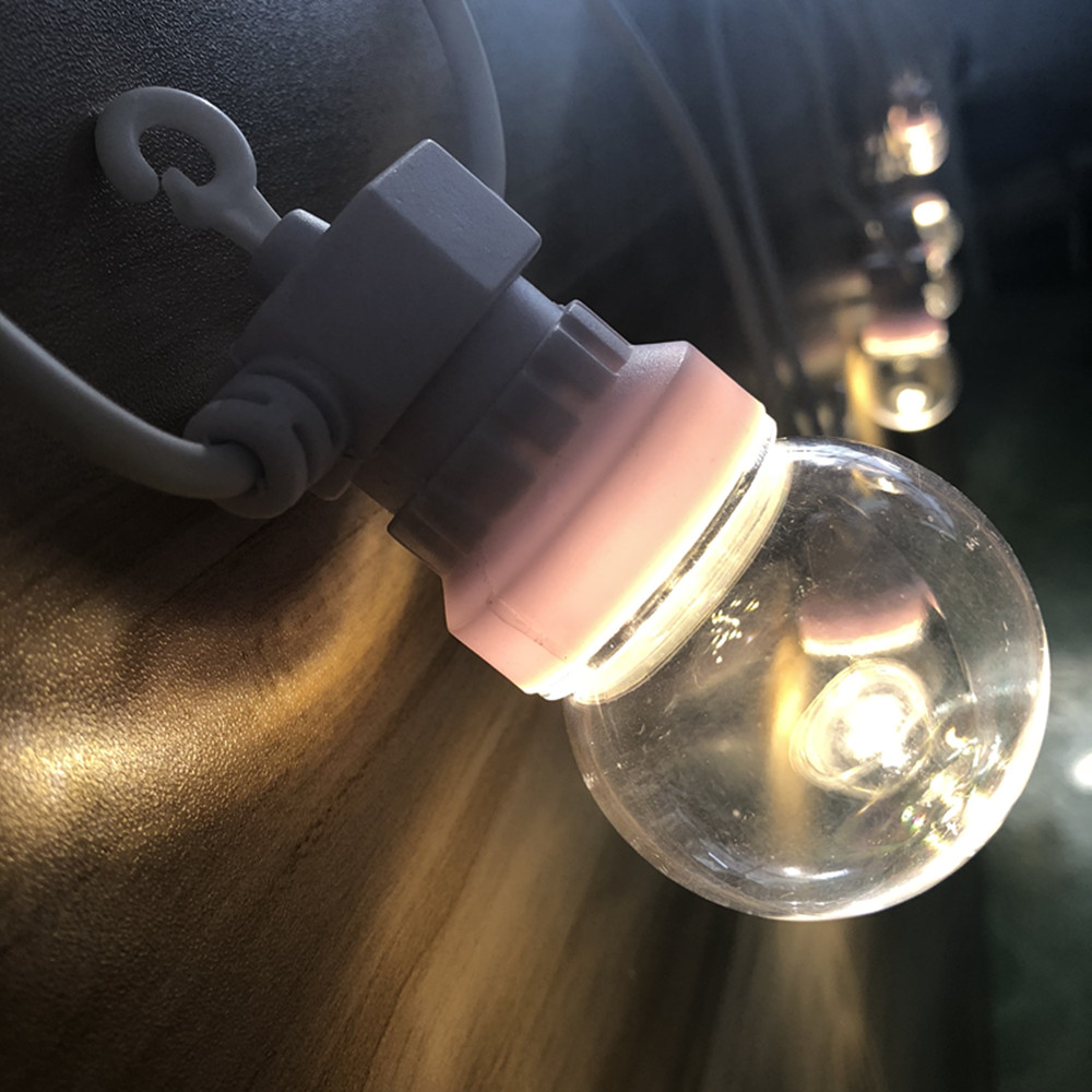 IP65 G50 White Cable Milky Bal - Outdoor Lighting Wedding Decor 评论和价格