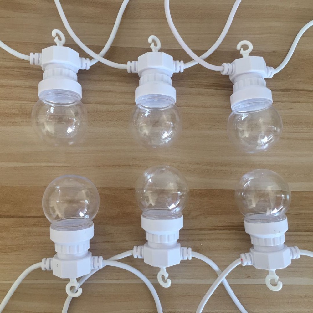IP65 G50 White Cable Milky Bal - Outdoor Lighting Wedding Decor 评论和价格