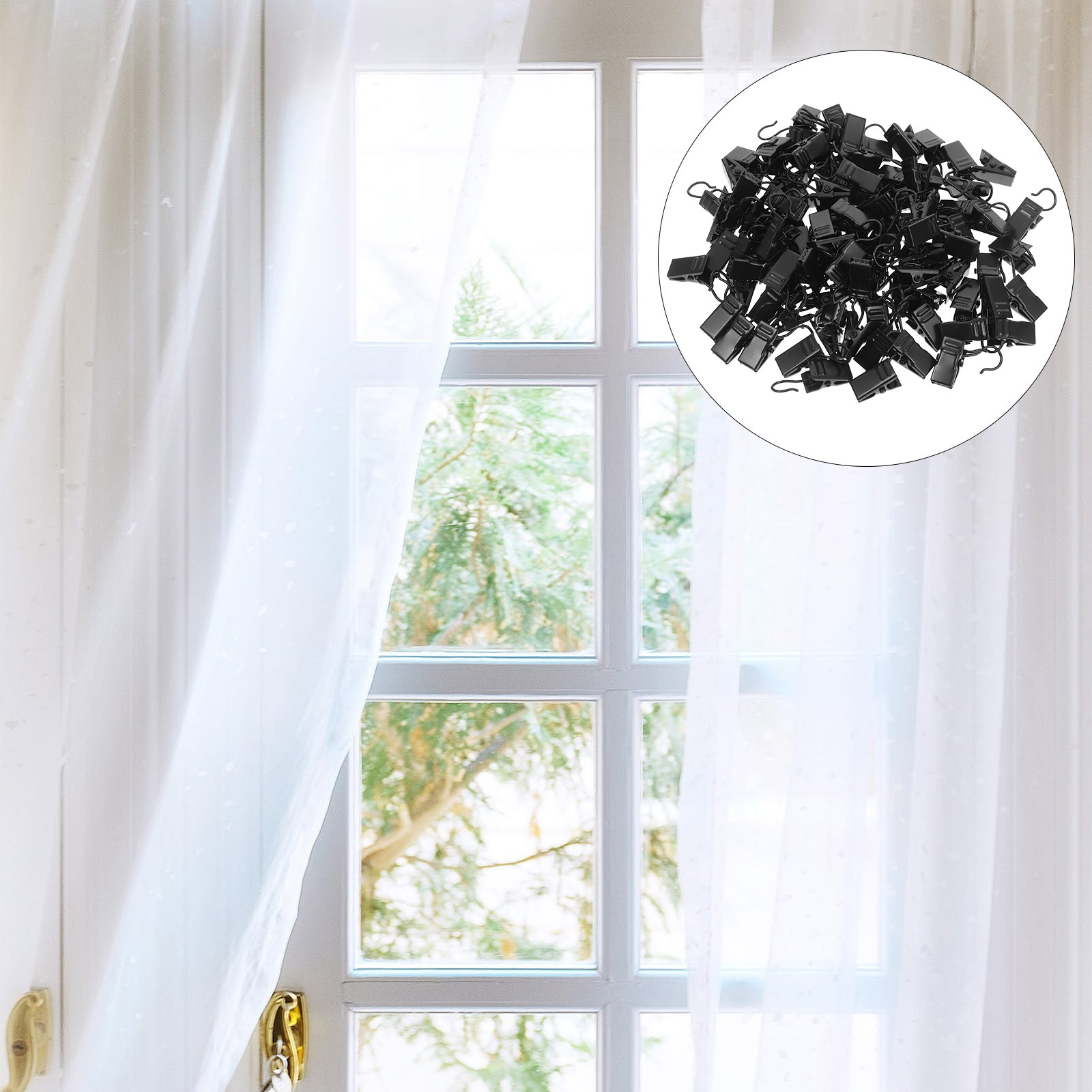 Curtain Hooks with Clips 100 P - Decor Lighting Pack 评论和价格