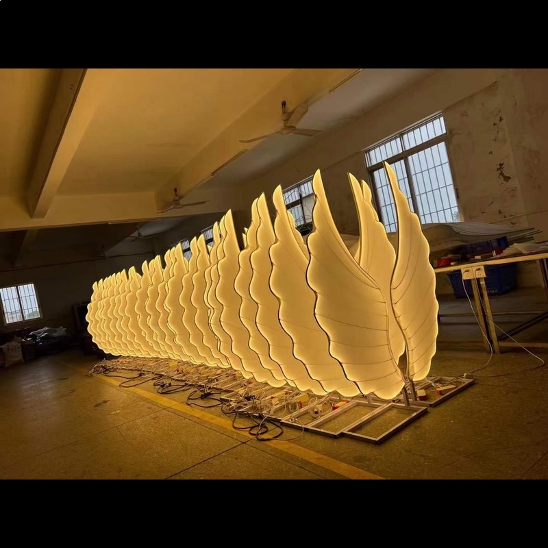 Glowing Angel Wings Light Prop - Lighting Decoration Ideas 评论和价格