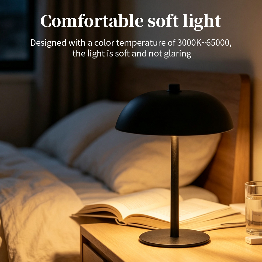 Cordless Mushroom Desk Lamp 3  - Lighting Decor Inc 评论和价格