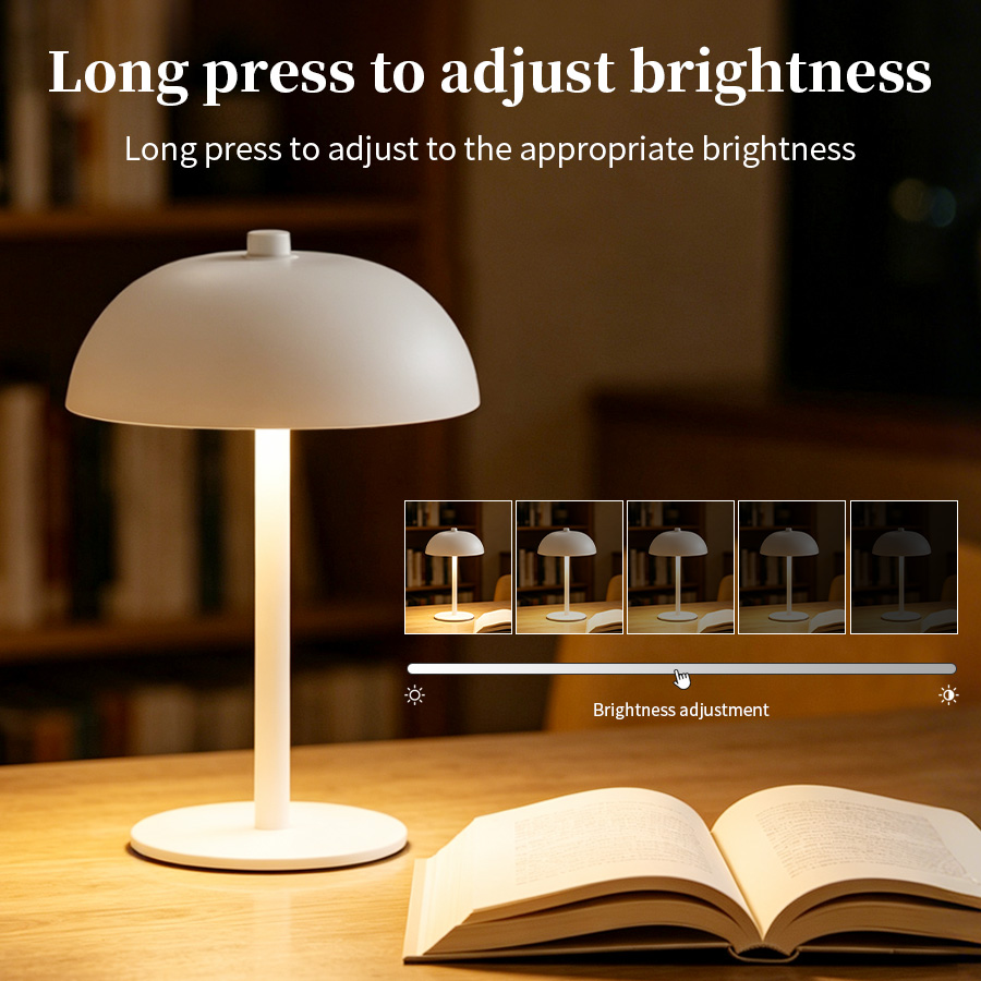 Cordless Mushroom Desk Lamp 3  - Lighting Decor Inc 评论和价格