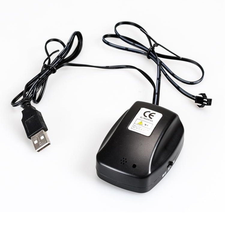 DC 12V EL Line USB Cigarette L - Lighting Bolt Decor 评论和价格