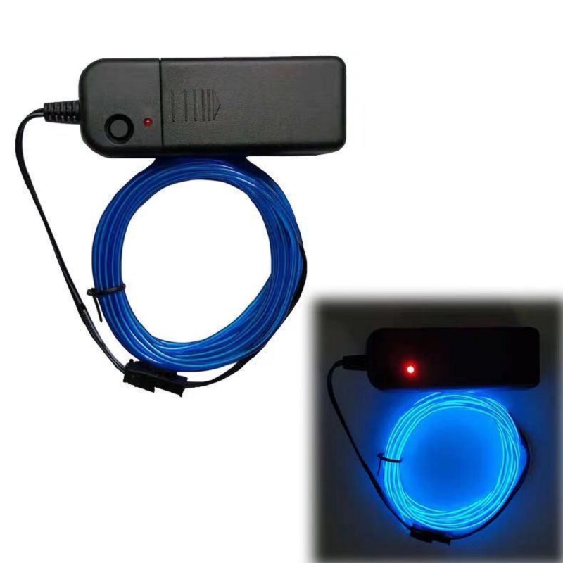 DC 12V EL Line USB Cigarette L - Lighting Bolt Decor 评论和价格