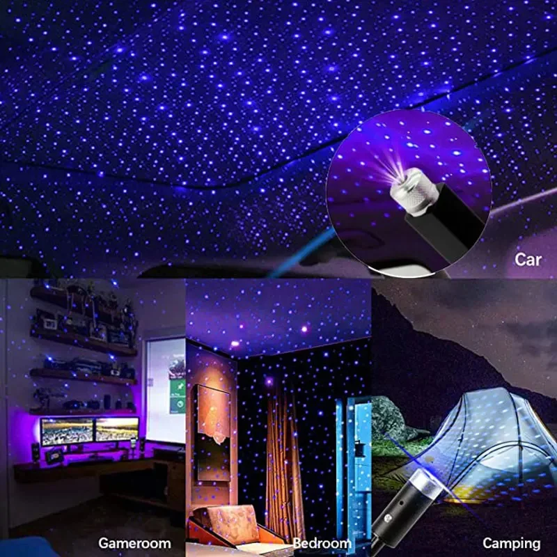 Mini Car LED Star Night Light  - Star Projector Night 评论和价格