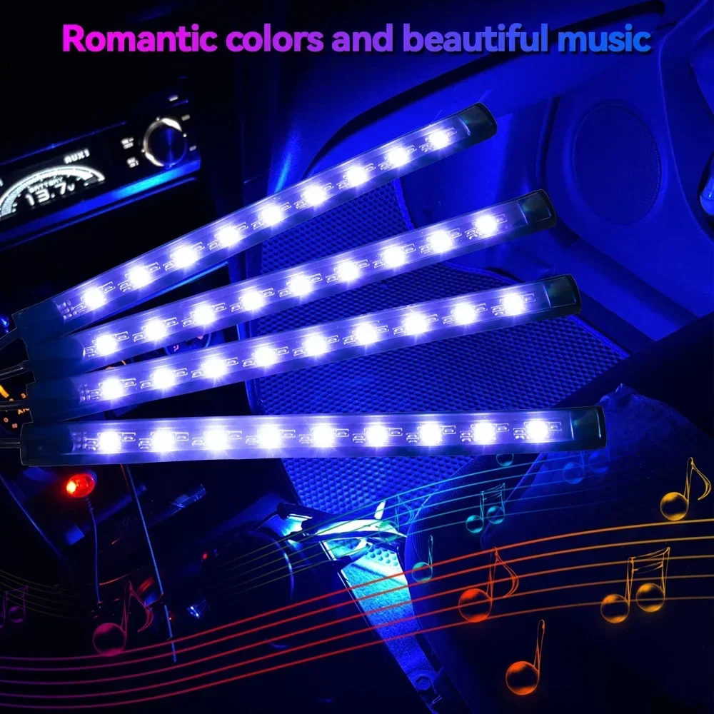 Neon LED RGB Car Underglow Bot - Lighting Bolt Decor 评论和价格
