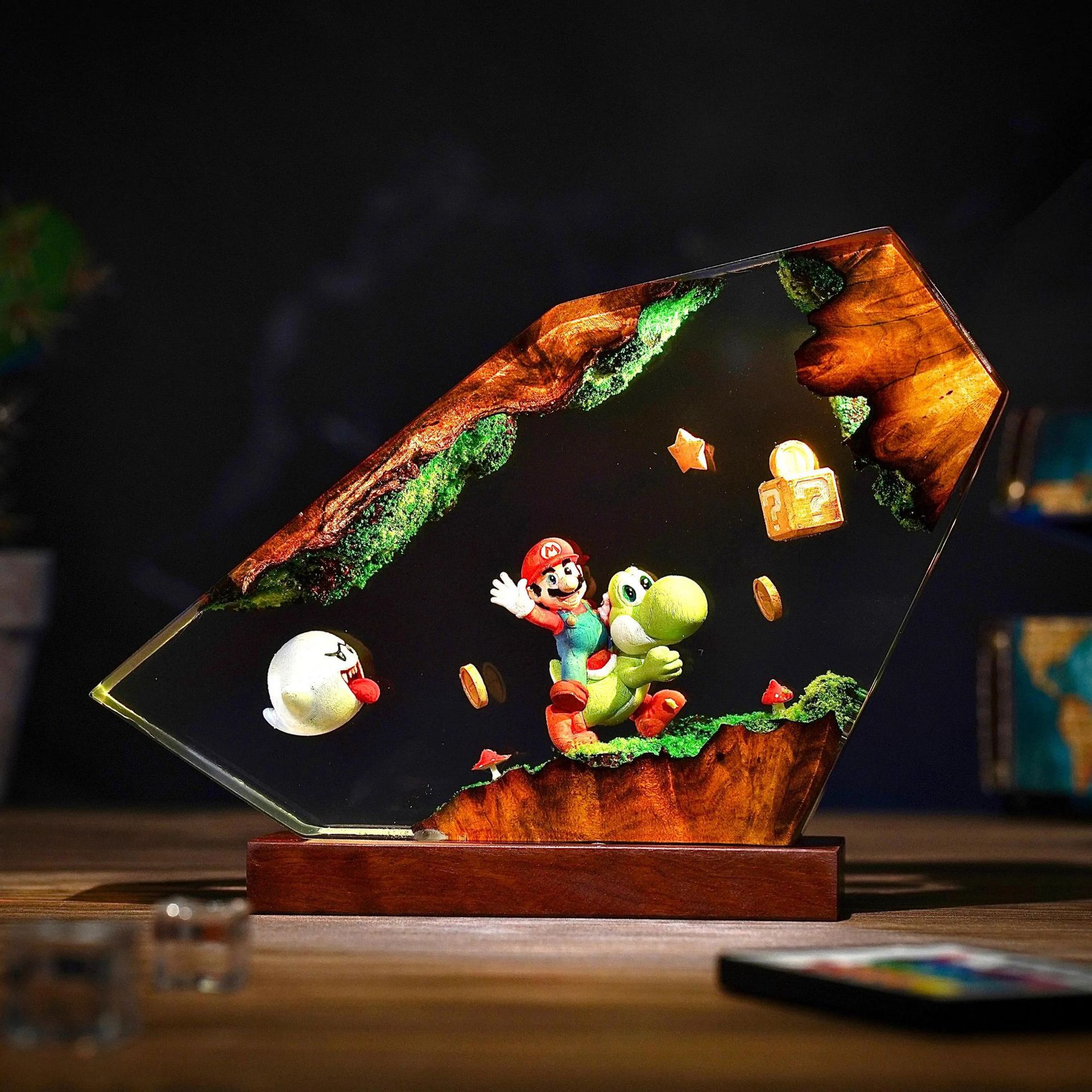 Table Resin Lamp Cartoon Anime - Lighting Decor Items 评论和价格