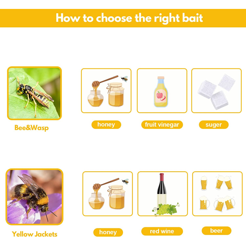 Solar Wasp Traps Hanging Yello - Lighting Jockey 评论和价格