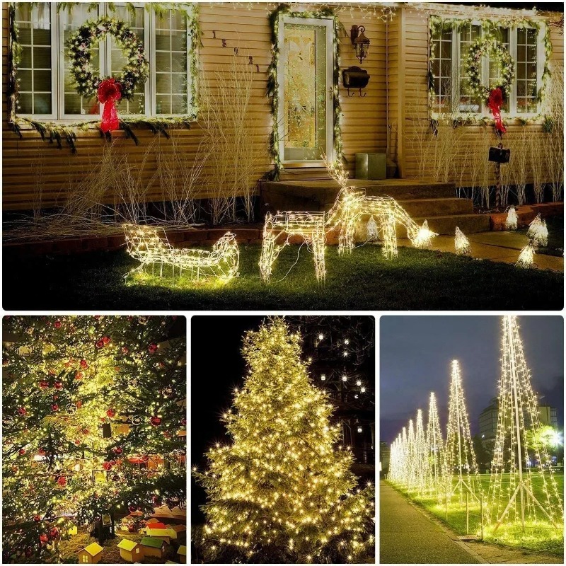 1pc Outdoor Solar String Light - Outdoor Lighting Wedding Decor 评论和价格
