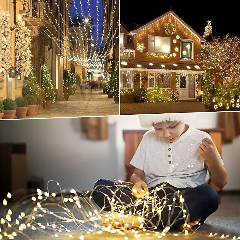 1pc Outdoor Solar String Light - Outdoor Lighting Wedding Decor 评论和价格