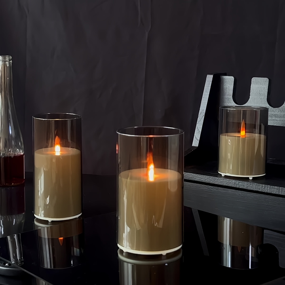 3 Pack Rechargeable Pillar Fak - Decor Lighting Pack 评论和价格