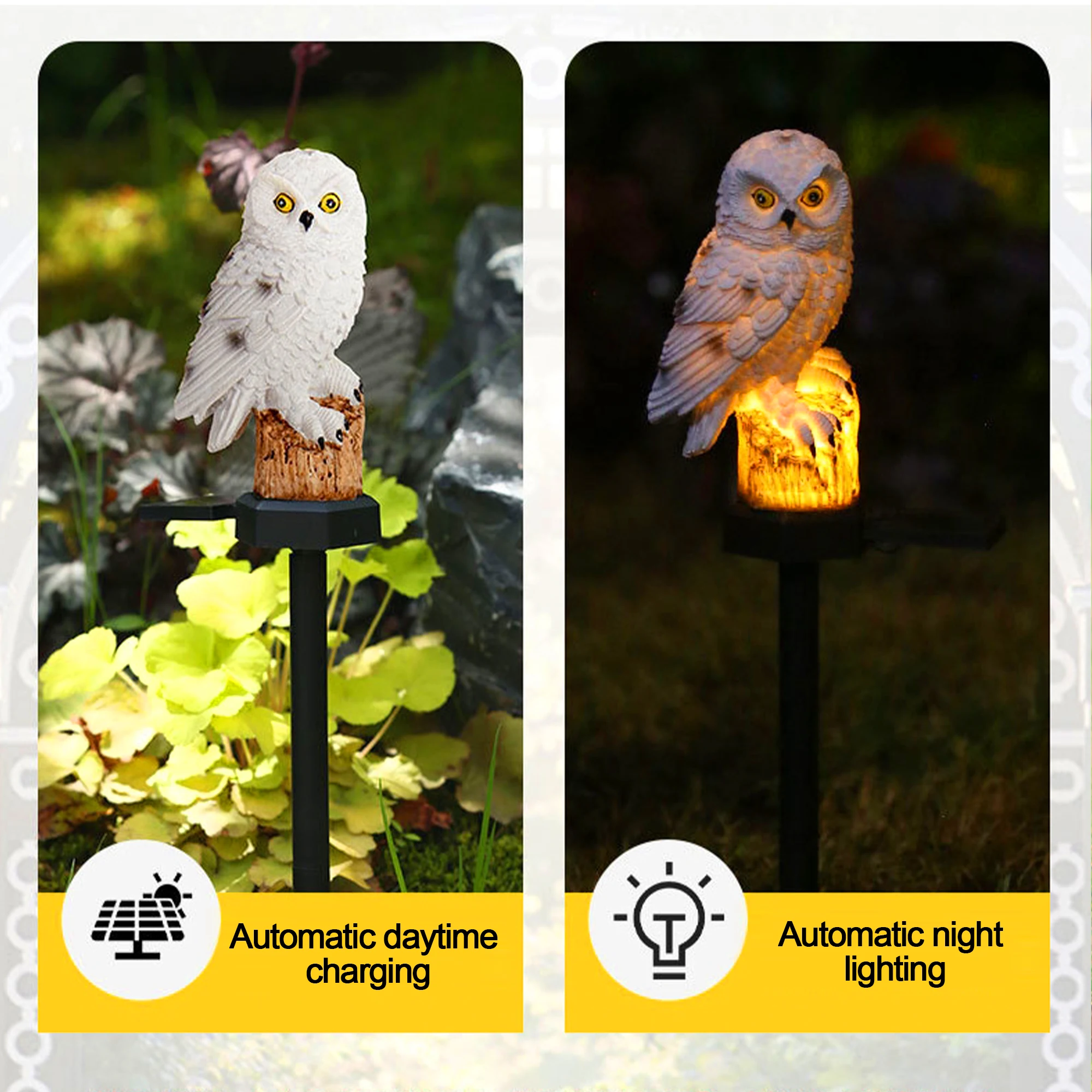 2 Packs Outdoor LED Owl Lawn L - Decor Lighting Pack 评论和价格