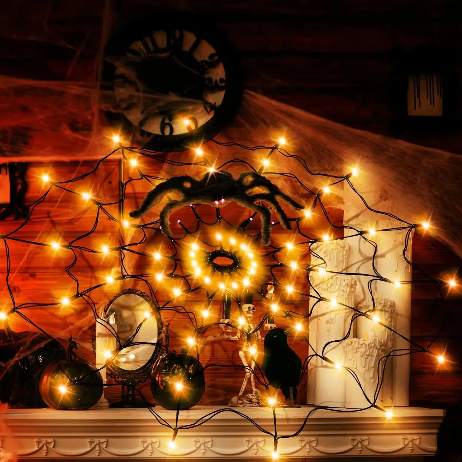 Halloween LED String Light Spi - Lighting Decoration Ideas 评论和价格