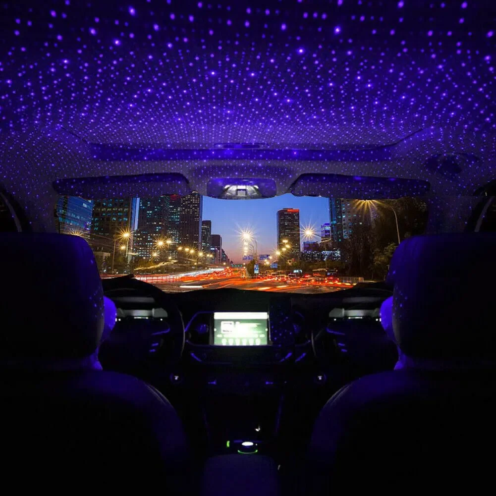 5V USB Mini Car LED Starry Sky - Star Projector Night 评论和价格