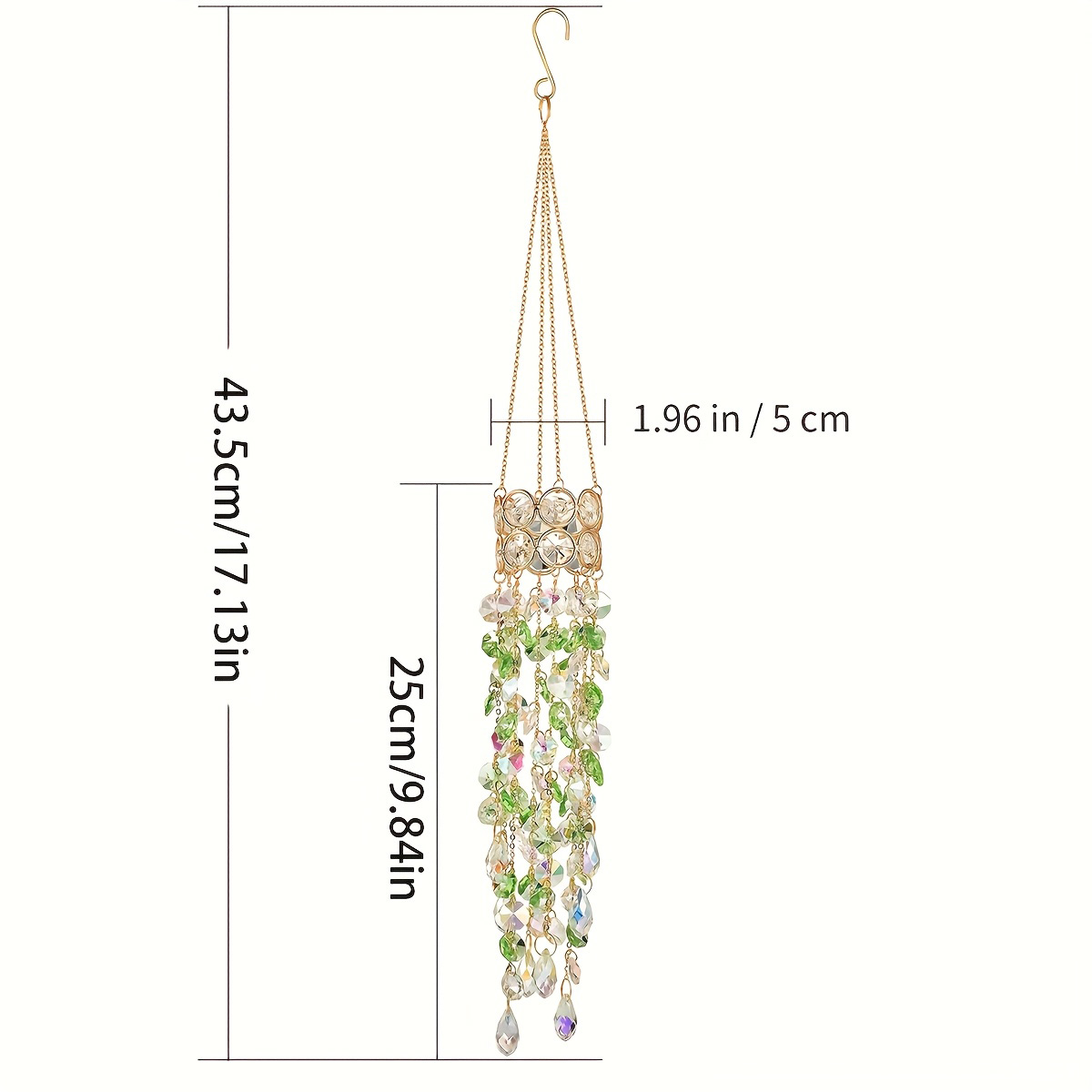 1Pc Crystal Hanging Ornament,  - Lighting Jockey 评论和价格