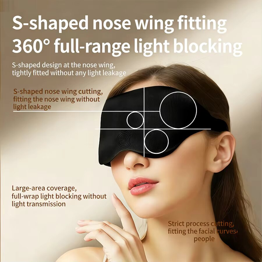 3PCS 3D Memory Foam Sleep Eye  - Lighting Jockey 评论和价格