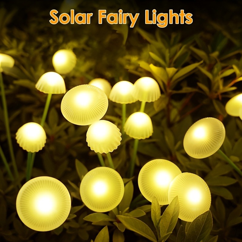 4 Sets of 8LED Solar Garden Li - Outdoor Lighting Wedding Decor 评论和价格