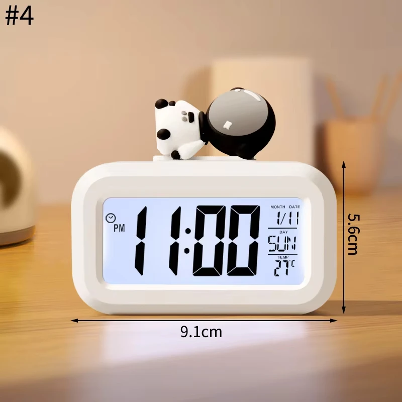 Kawaii LED Digital Clock Carto - Lighting Decor For Diwali 评论和价格