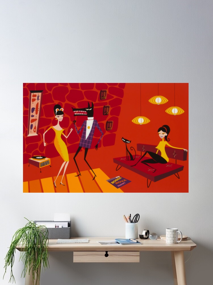 Josh Agle Bossa Nova Now Photo - Nova Decor & Lighting Juletrelys 评论和价格