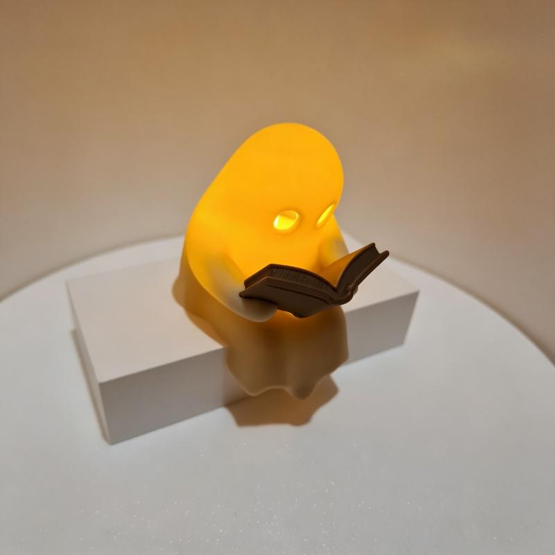 Cute Ghost Reading Book Lamp H - Lighting Decor For Diwali 评论和价格