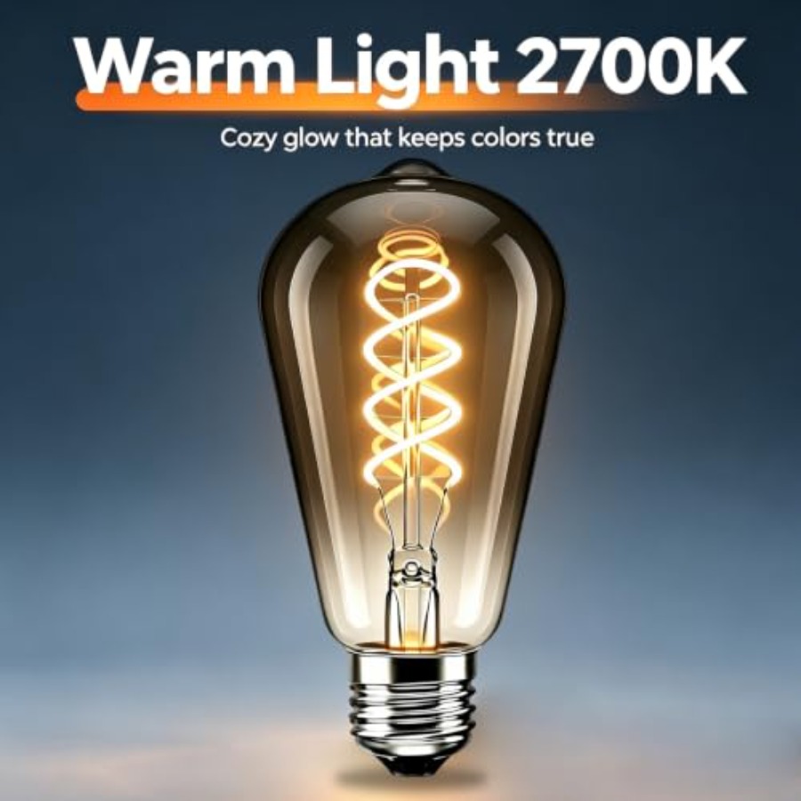 4 Pack ST64 LED Edison Bulbs 6 - Decor Lighting Pack 评论和价格