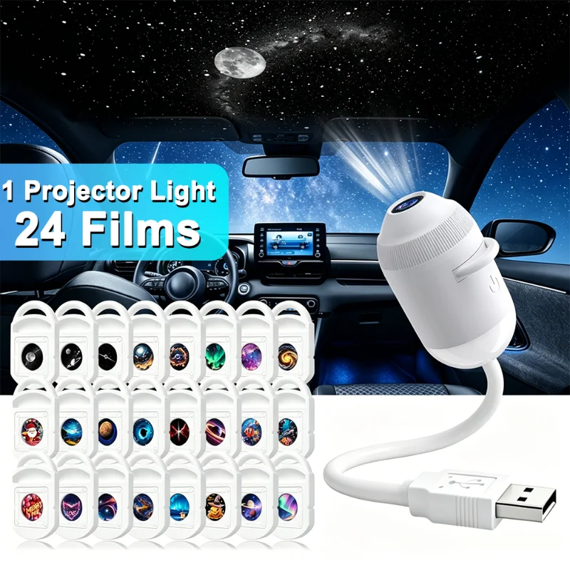 2-in-1 USB Galaxy Star Project - Star Projector Night 评论和价格