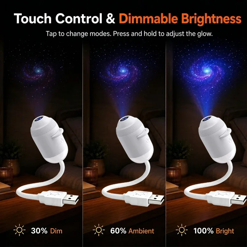 2-in-1 USB Galaxy Star Project - Star Projector Night 评论和价格