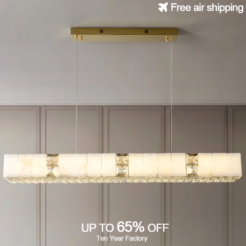 Gold Black Modern LED Chandeli - Elements Lighting Decor 评论和价格
